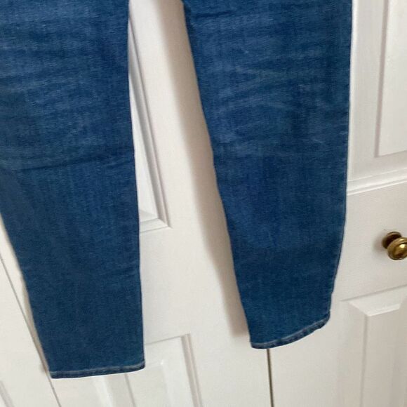 Madewell 9 Inches Mid Rise Skinny Jeans Pleasant Wash Size 26 - Picture 10 of 12
